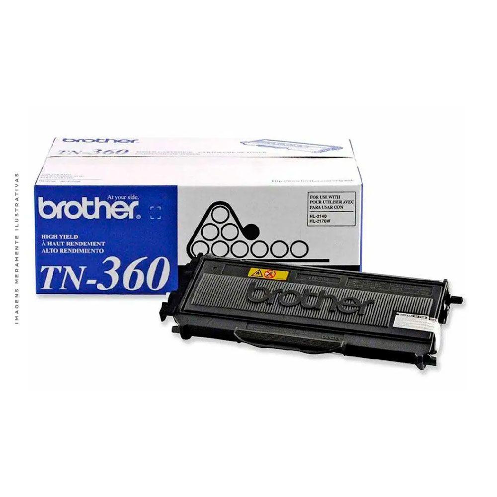 Cartucho Toner Brother TN-360 preto - Impressorajato